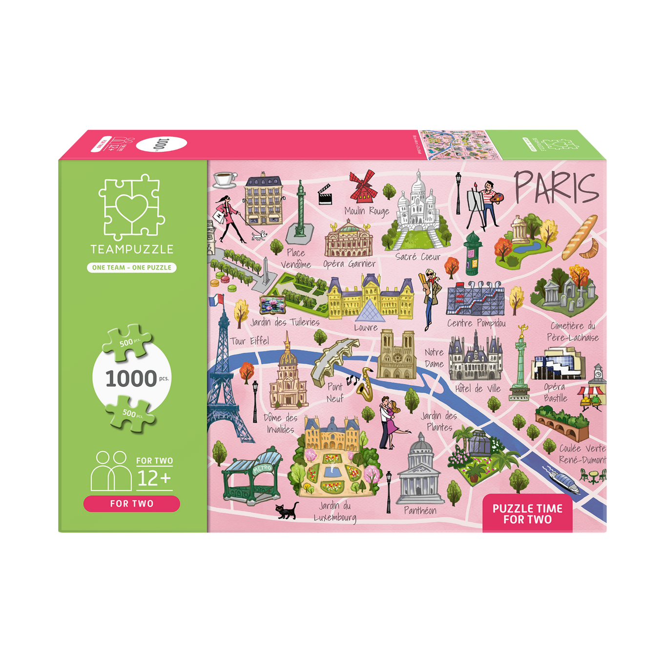Puzzle Paris | 1000 Teile | Für Zwei