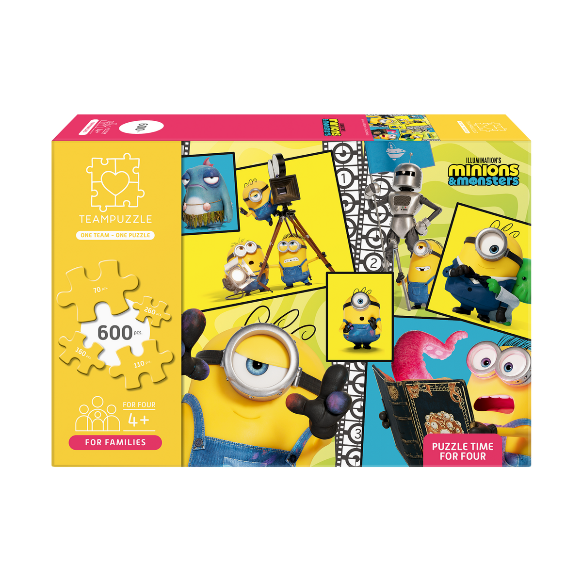 Puzzle Minions & Monster | 600 Teile | Für Familien