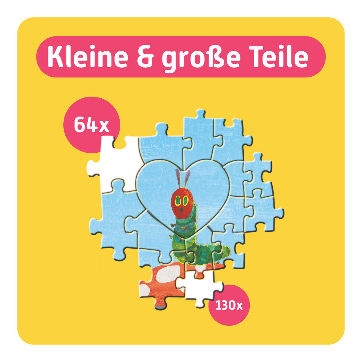 Puzzle Die kleine Raupe Nimmersatt | 194 Teile | Für Familien