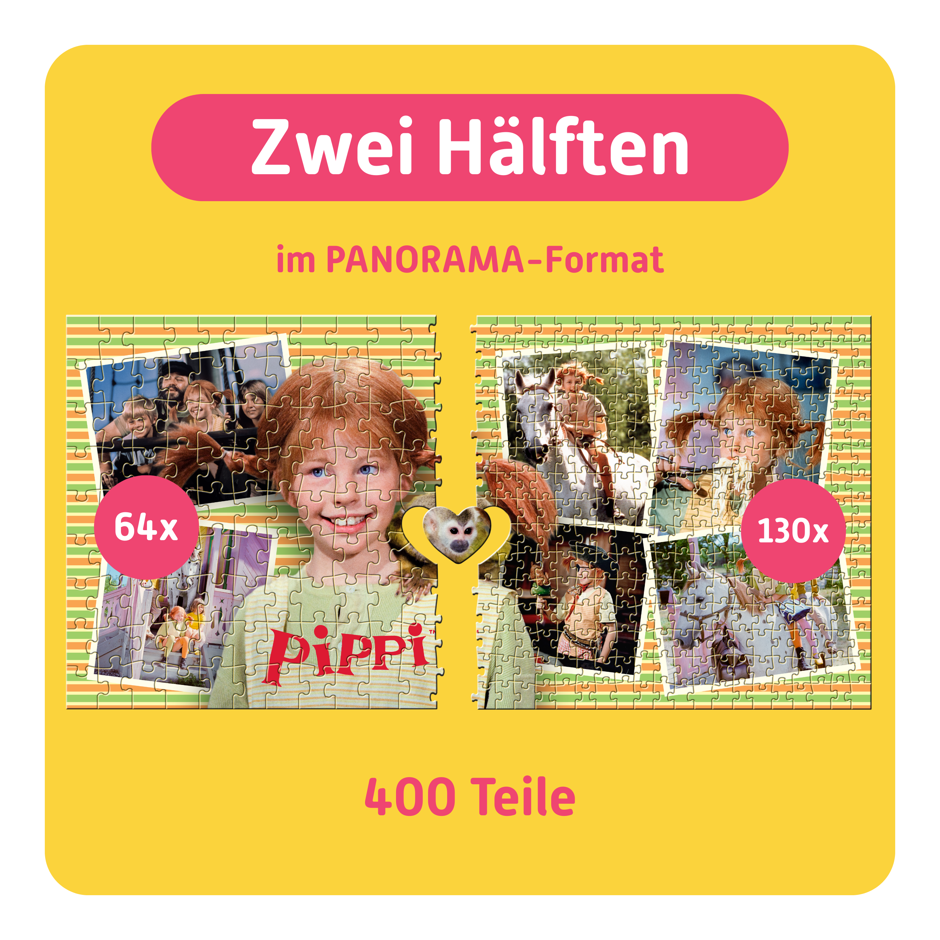 Pippi Langstrumpf | Für Familien | 400 Teile