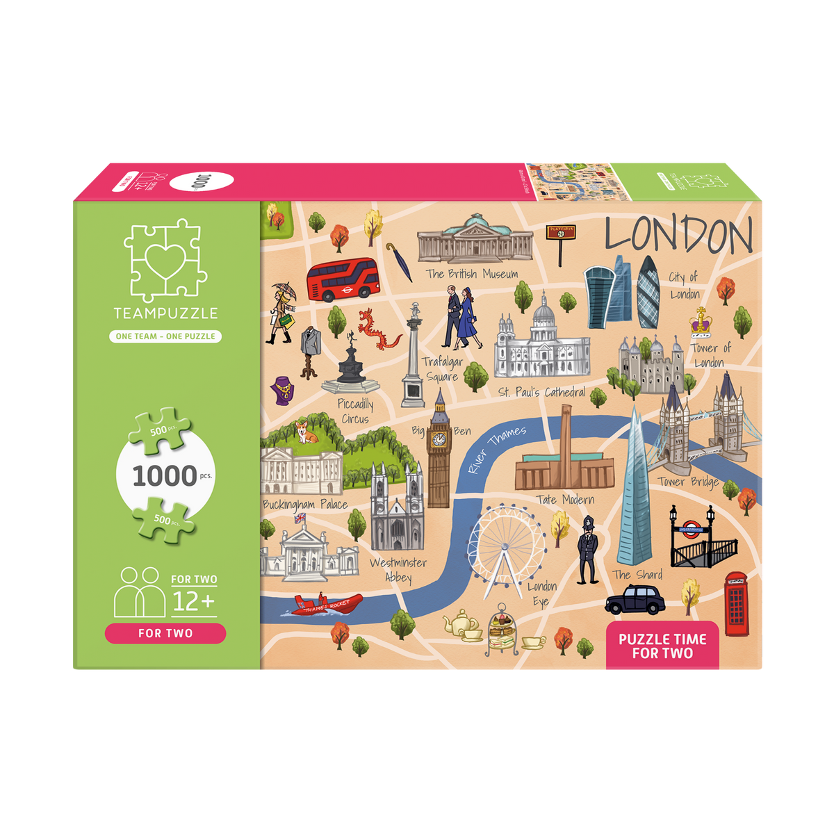 Puzzle London | 1000 Teile | Für Zwei