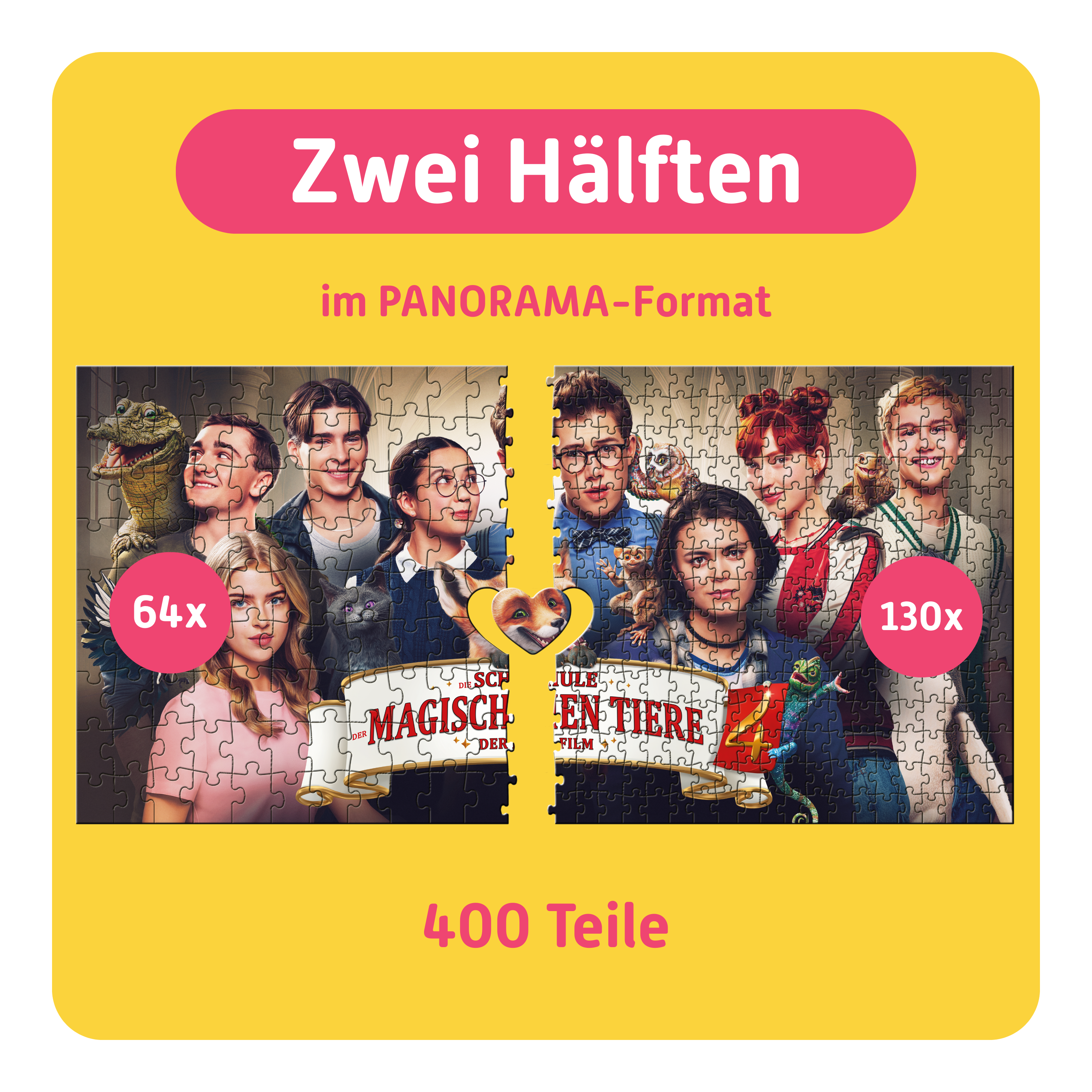 Schule der magischen Tiere 4 | Für Familien | 400 Teile