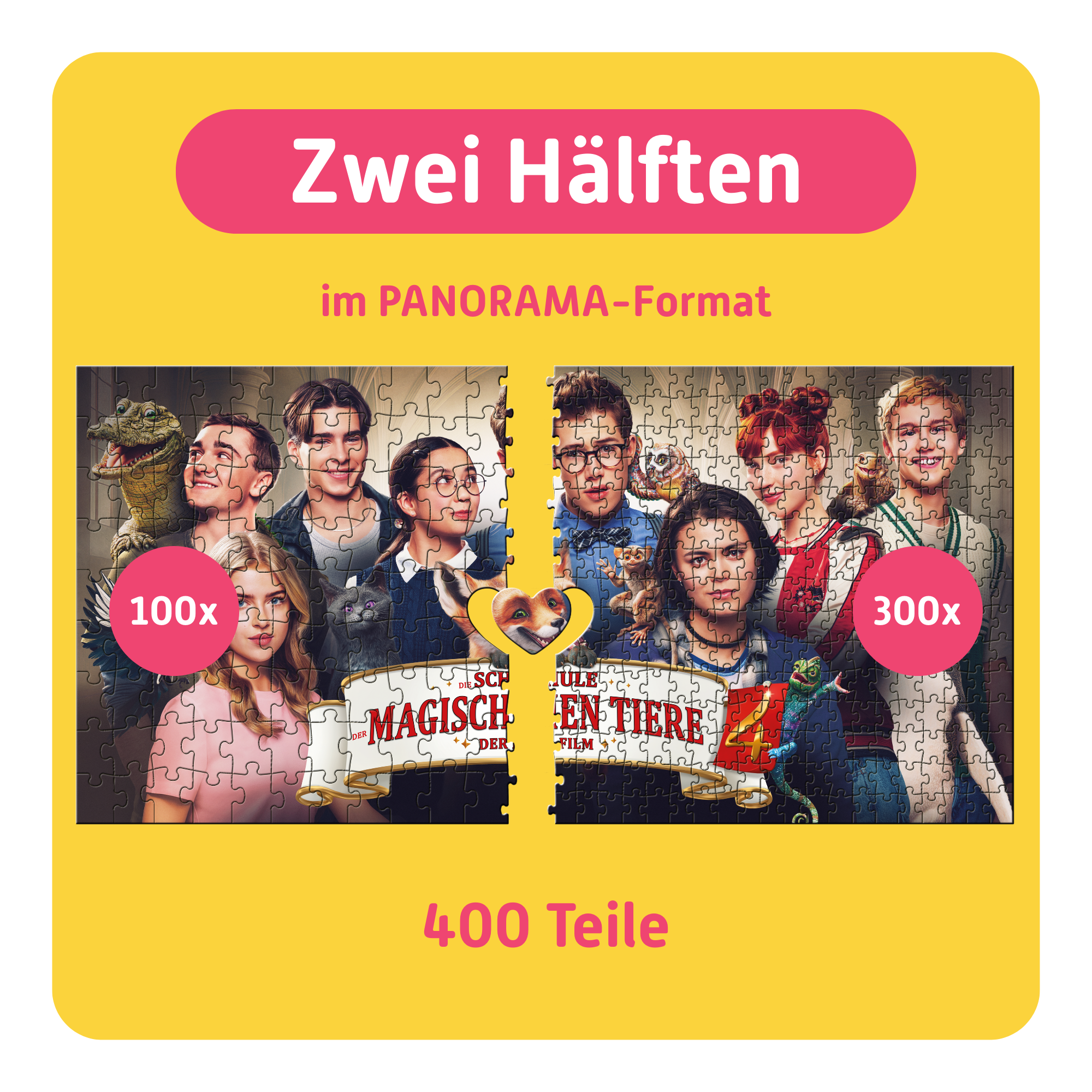 Schule der magischen Tiere 4 | Für Familien | 400 Teile