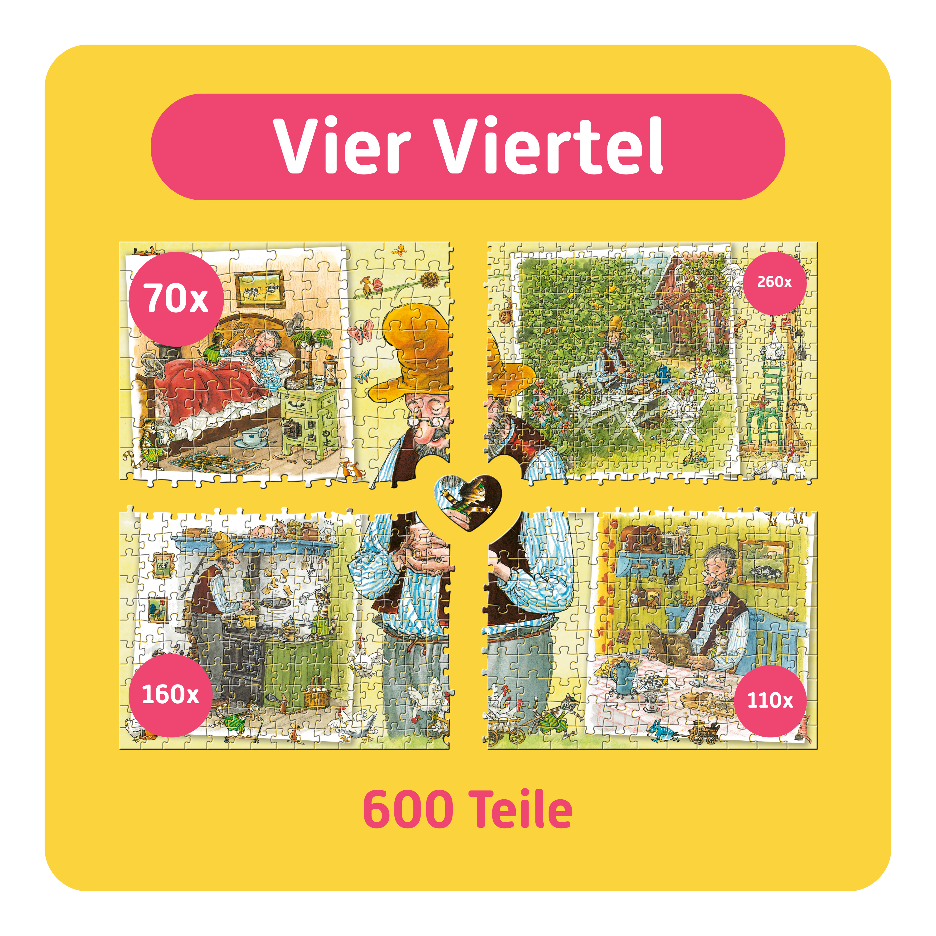 Pettersson und Findus | For Families | 600 Teile