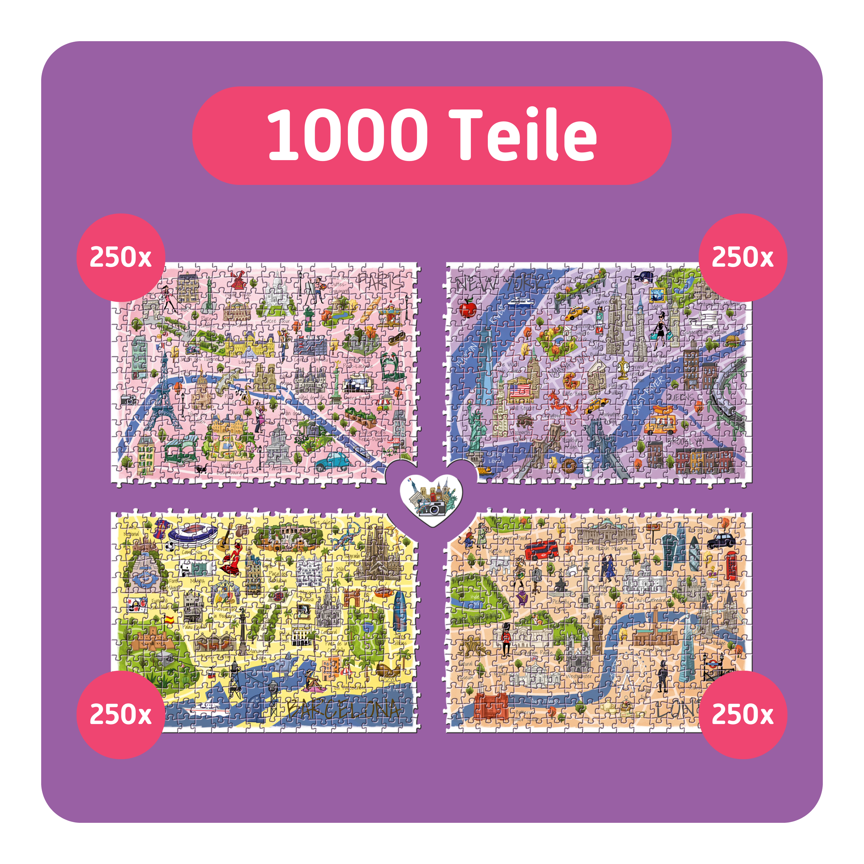 City Trip | Für Freunde | 1000 Teile