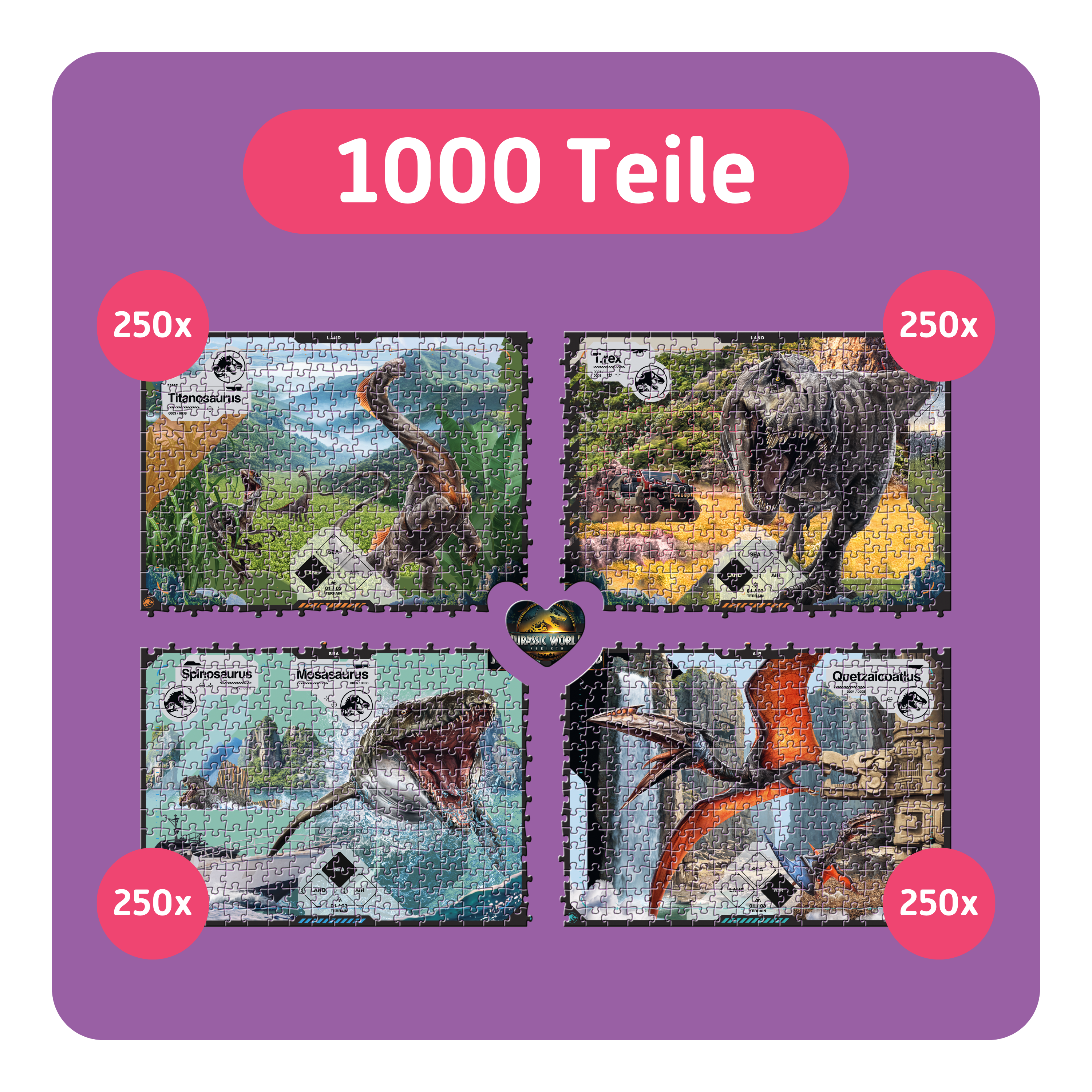 Jurassic World | Für Freunde | 1000 Teile
