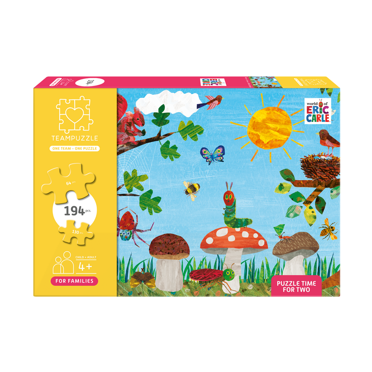 Puzzle Die kleine Raupe Nimmersatt | 194 Teile | Für Familien