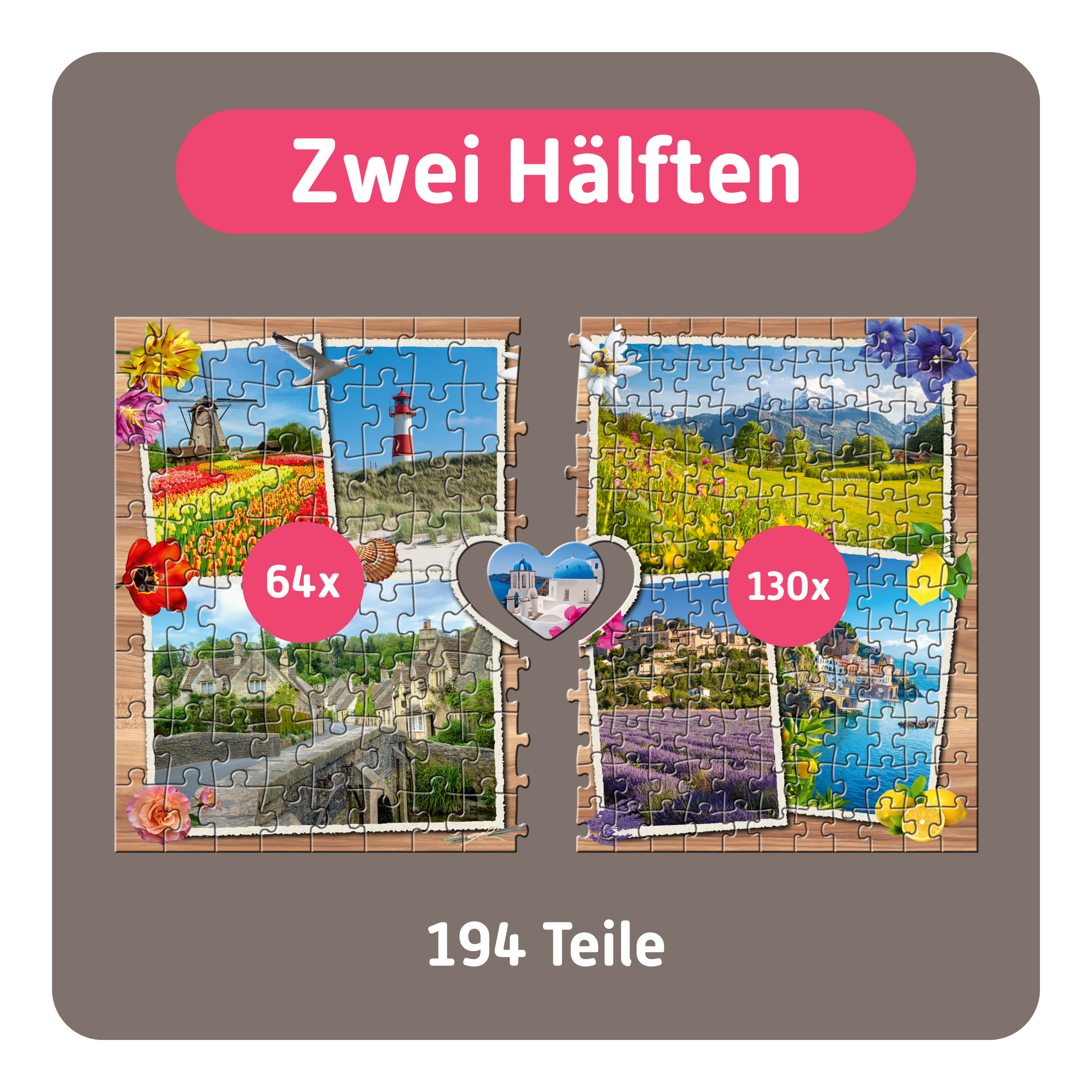 Sehnsuchtsorte | Für Senioren | 194 Teile