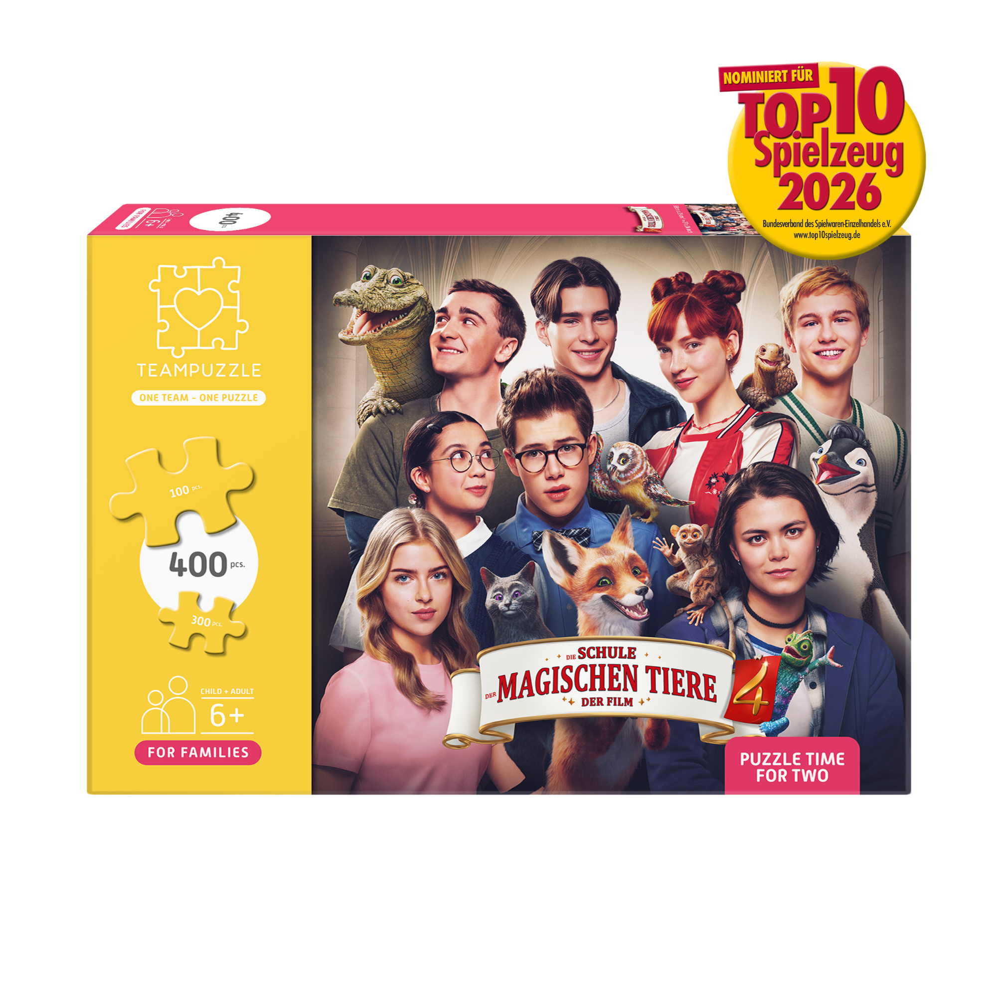 Puzzle Schule der magischen Tiere 4 | 400 Teile | Für Familien